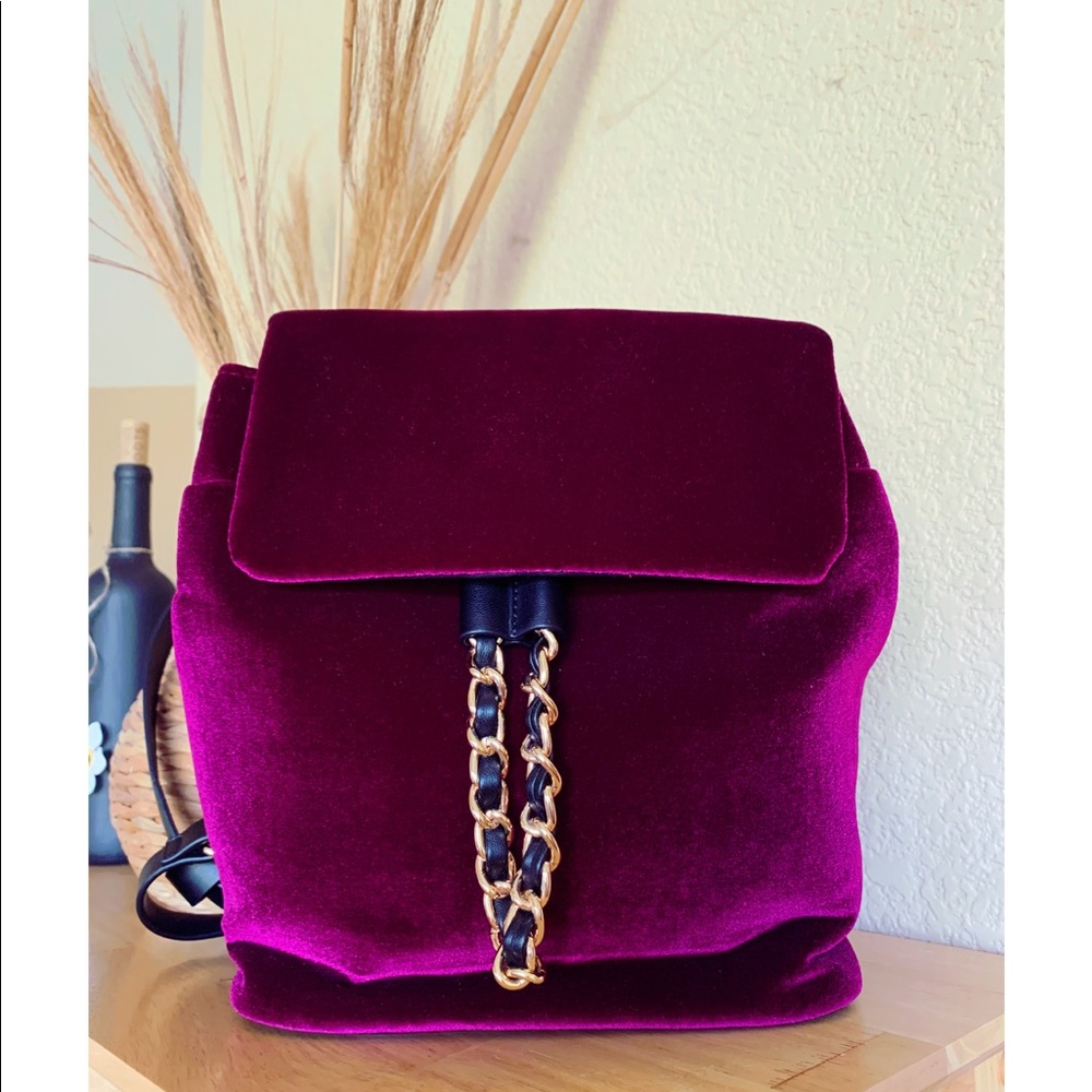 Steve Madden Velvet Backpack